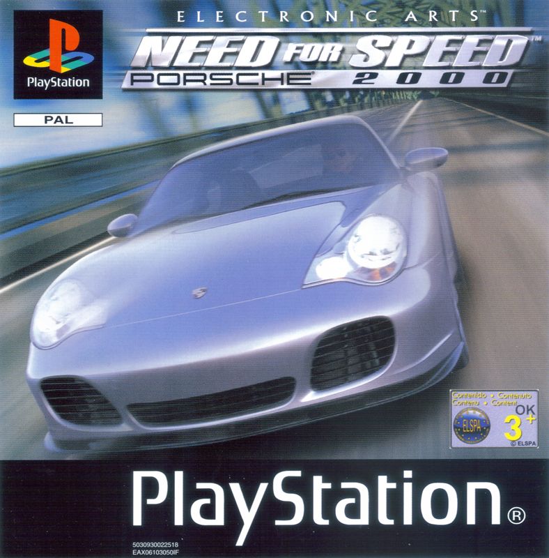 Need for Speed Porsche Unleashed (2000) PlayStation box