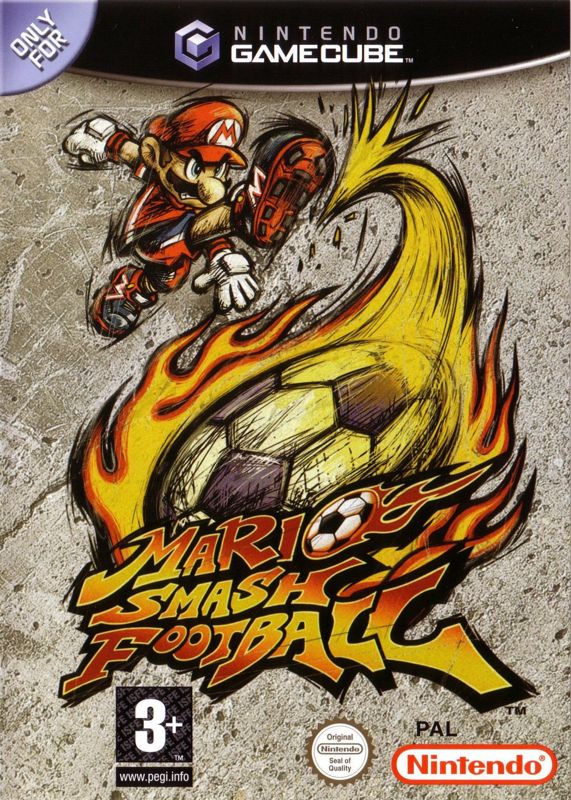 Super Mario Strikers (2005) GameCube box cover art - MobyGames