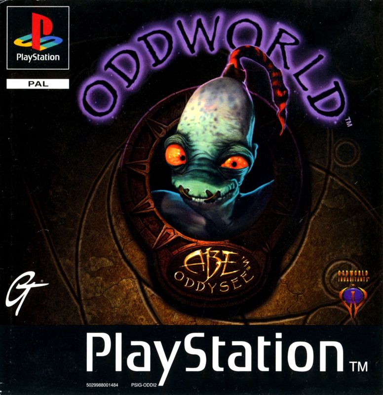 229424 oddworld abe s oddysee playstation front cover aniversário, Crash Team Racing, Final Fantasy IX, Oddworld: Abe's Oddysey, playstation, Street Fighter Alpha 3, Tomba!