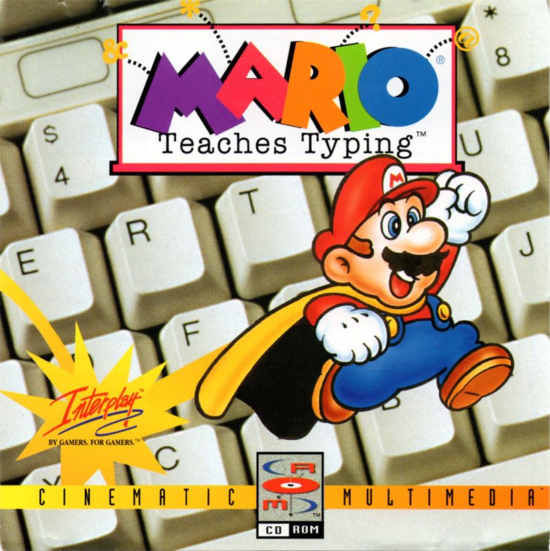 Mario Teaches Typing Cover Art