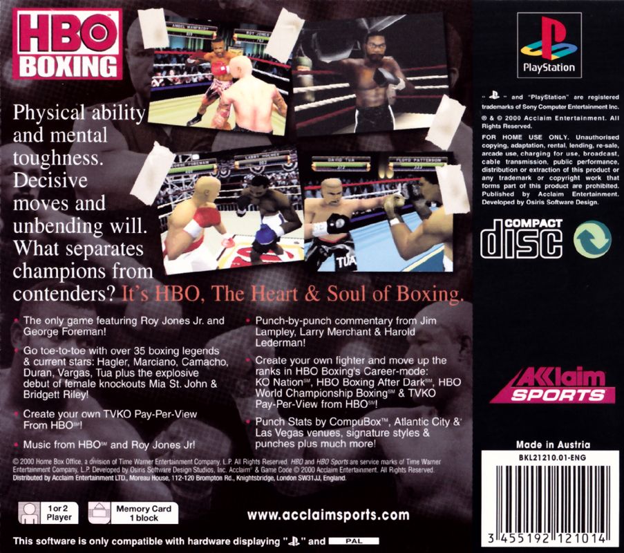 Hbo Boxing Ps1   -  9