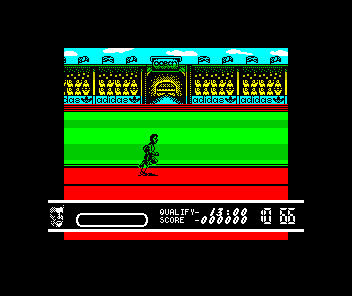 Daley Thompson's Olympic Challenge ZX Spectrum I'm running more like