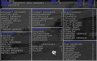126901-twilight-2000-dos-screenshot-skill-stats.gif