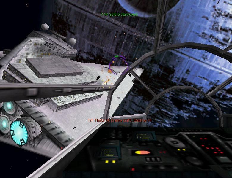 Star Wars: X-Wing Alliance Windows In the guise of the death star
