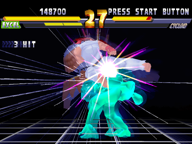 Street Fighter EX 2 Plus PlayStation Bonus Stage 1: using only 3 Level
