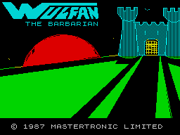 Wolfan ZX Spectrum Loading screen