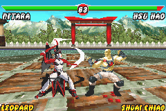 Mortal Kombat: Tournament Edition Game Boy Advance Nitara tries a