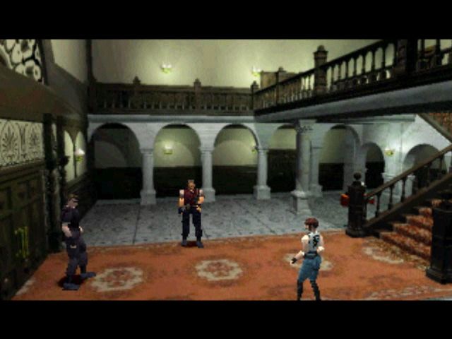 Resident Evil: O modo de Director Cut PlayStation Organizar: vamos brincar de vestir-se.