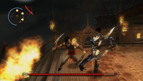 Prince of Persia: Revelations PSP First boss fight