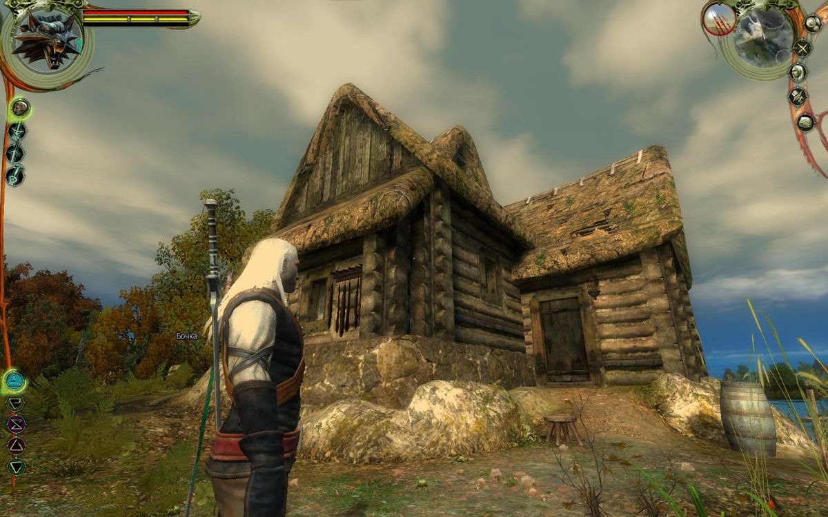 The Witcher Windows With friendly villagers around