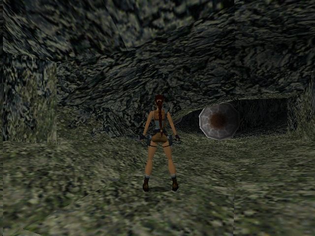 Tomb Raider II Windows Eek! Giant moving wheels!