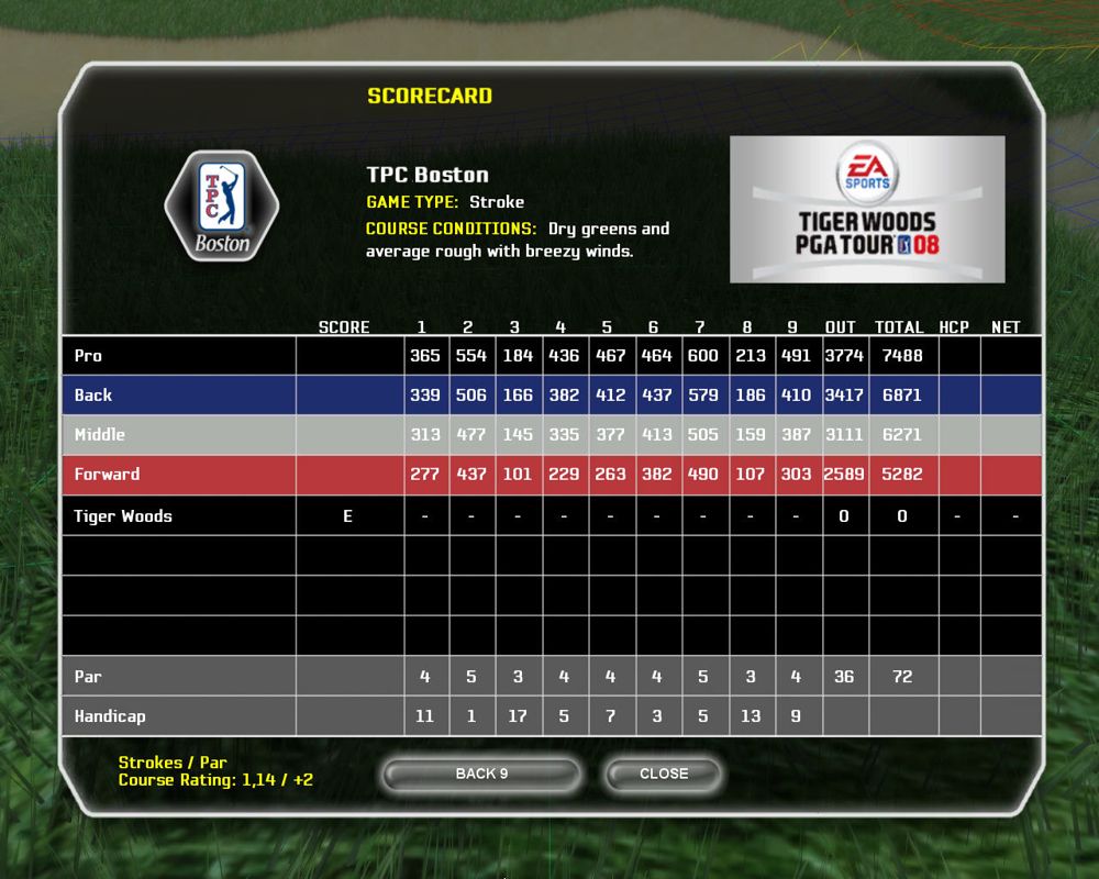 Tiger Woods PGA Tour 08 Screenshots for Windows - MobyGames