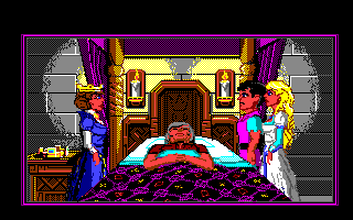 King's Quest IV: The Perils of Rosella Amiga Intro: King Graham is