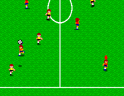Great Soccer SEGA Master System On the field