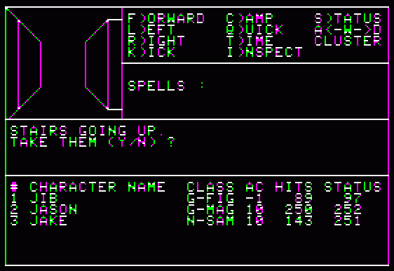 43910-wizardry-proving-grounds-of-the-mad-overlord-apple-ii-screenshot.gif