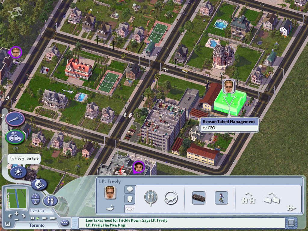 SimCity 4: Rush Hour Windows You can choose where you want your Sims to work, be it the CEO of a company or gas attendant.