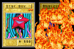 Yu-Gi-Oh! Reshef of Destruction Game Boy Advance If you attack your opponent's card with a more powerful card, you will destroy it