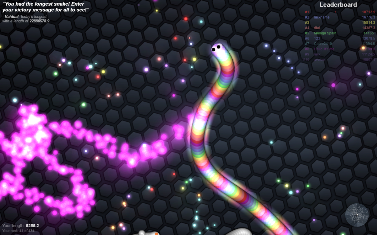 slither.io Screenshots for Browser - MobyGames