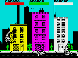 Rampage ZX Spectrum Beginning the first level