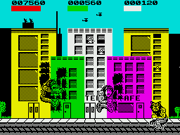 Rampage ZX Spectrum Rampaging another city