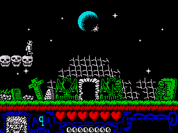 85634-the-addams-family-zx-spectrum-screenshot-the-graveyards.png