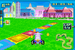 Digimon Racing Game Boy Advance Careening through Toy Town