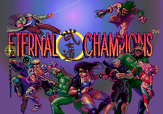 Eternal Champions Genesis Title screen