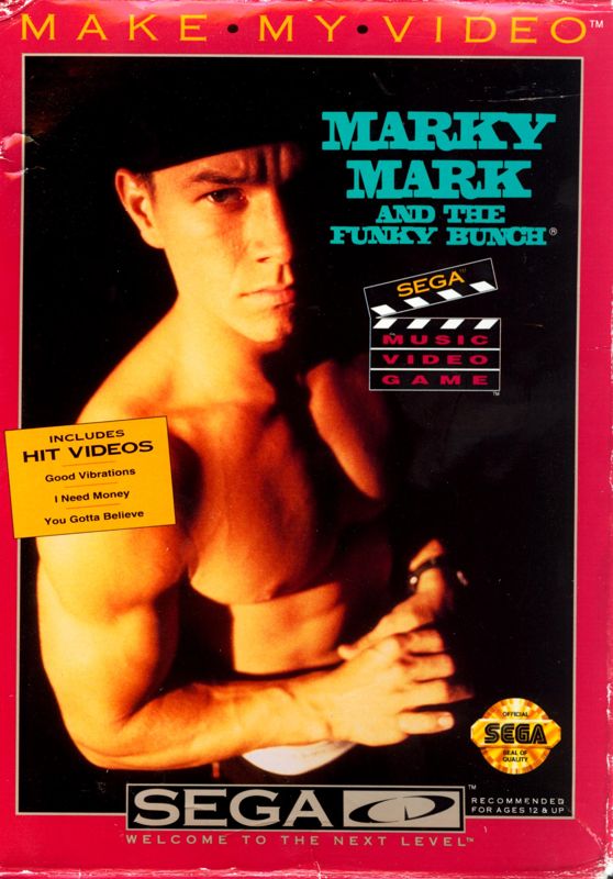 Make My Video: Marky Mark and the Funky Bunch SEGA CD Front Cover
