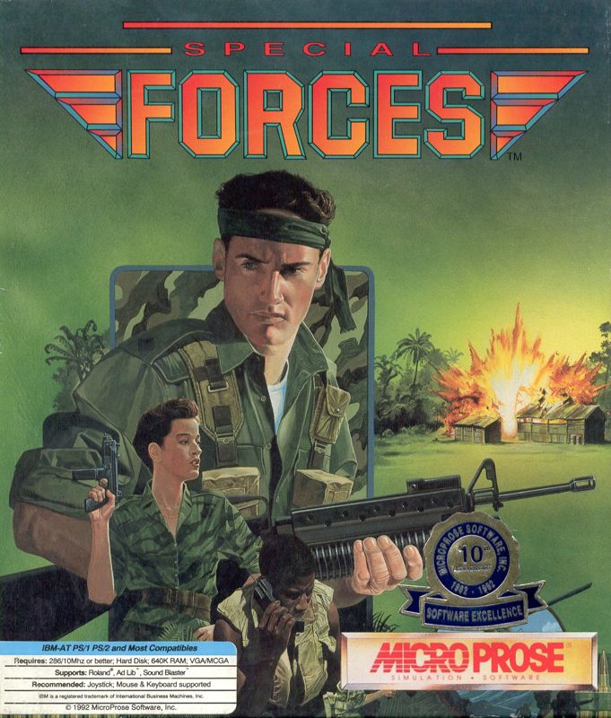Special Forces DOS Front Cover