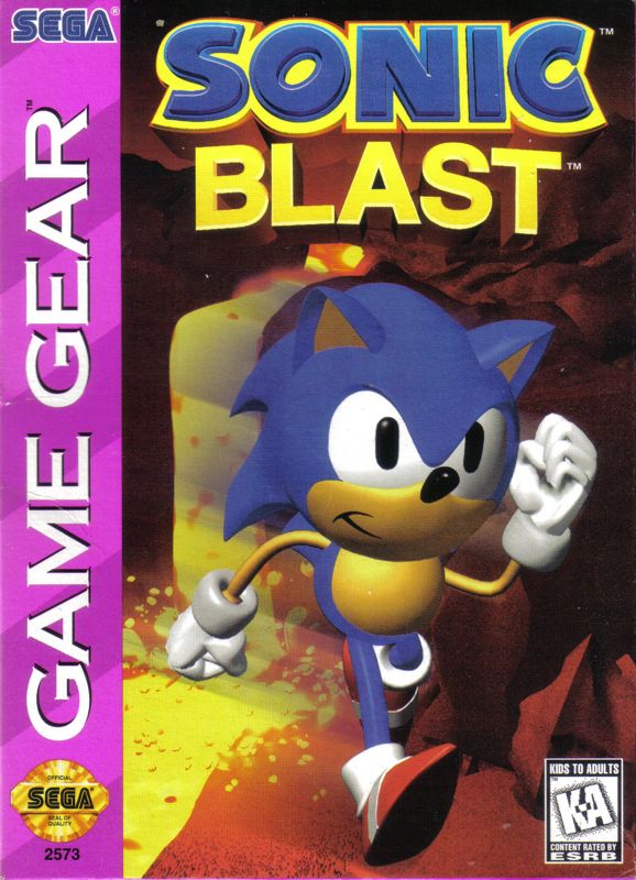 Sonic Blast Game Gear Front Cover