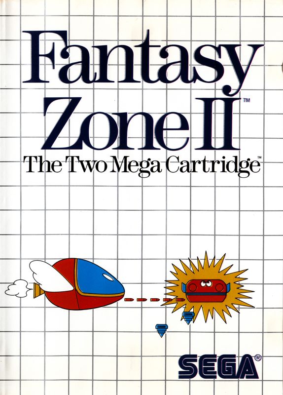 Fantasy Zone II SEGA Master System Front Cover