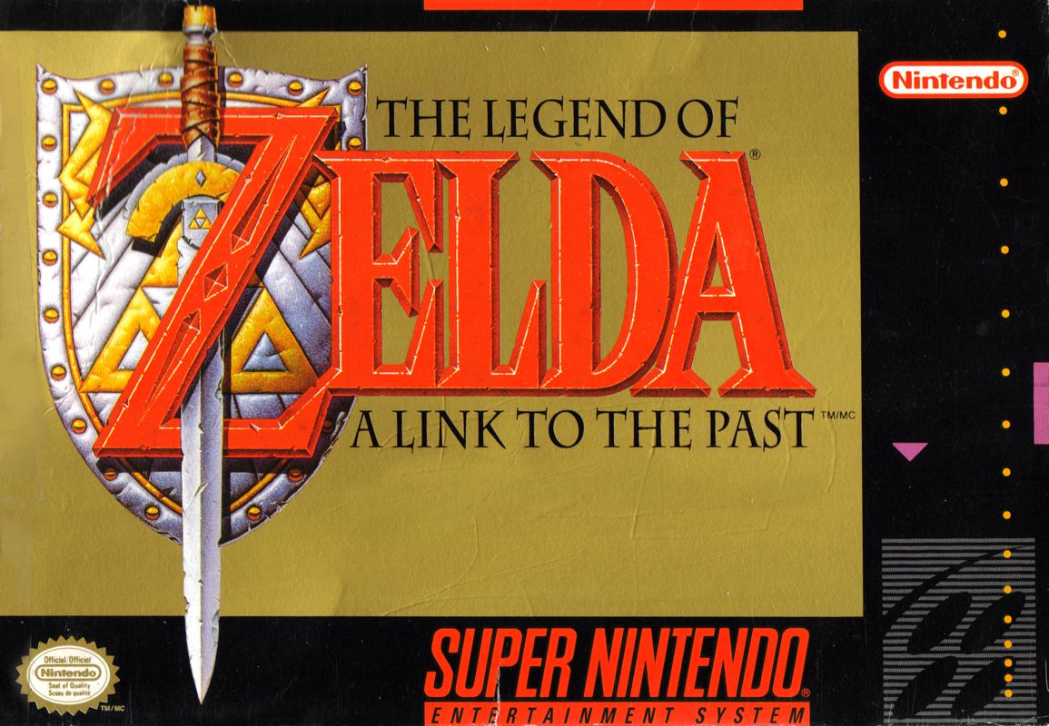 The Legend of Zelda: A Link to the Past (1991) SNES box cover art ...