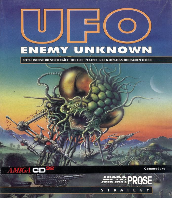 X-COM: UFO Defense Amiga CD32 Front Cover