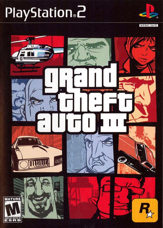 Grand Theft Auto III PlayStation 2 Front Cover