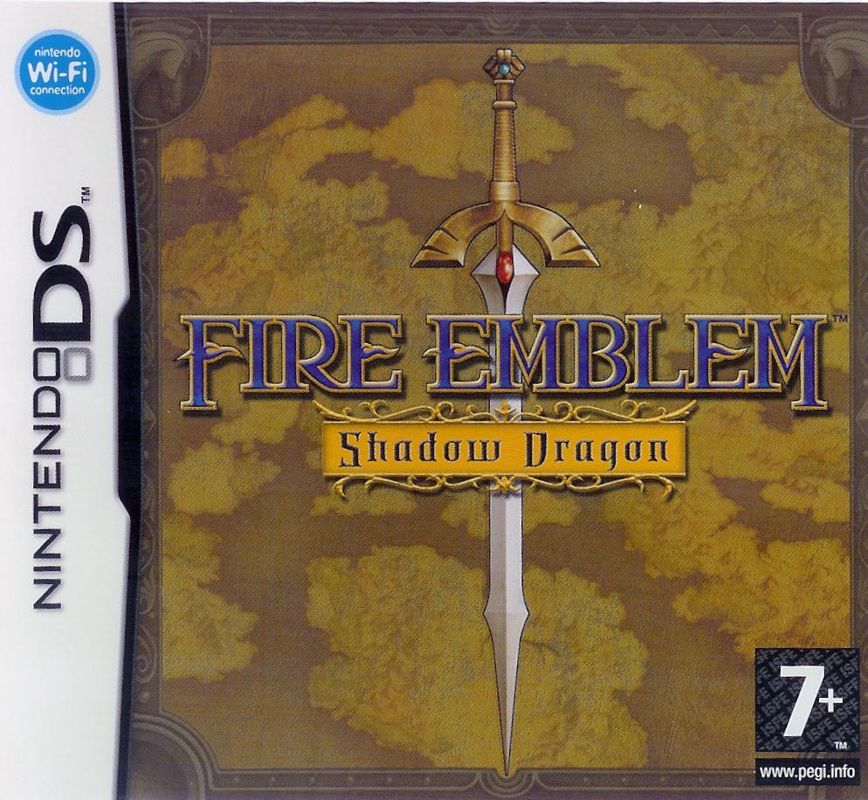 Fire Emblem Shadow Dragon (2008) Nintendo DS box cover