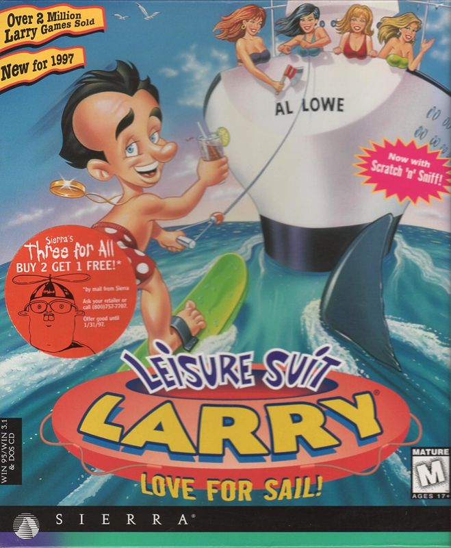 постер игры Leisure Suit Larry: Love for Sail!