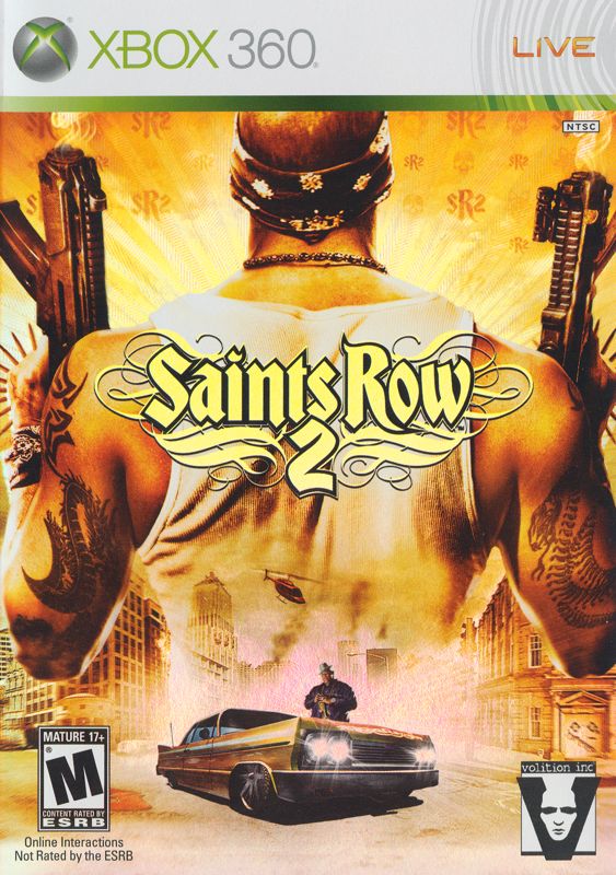 Saints Row 2 (2008) Xbox 360 box cover art MobyGames
