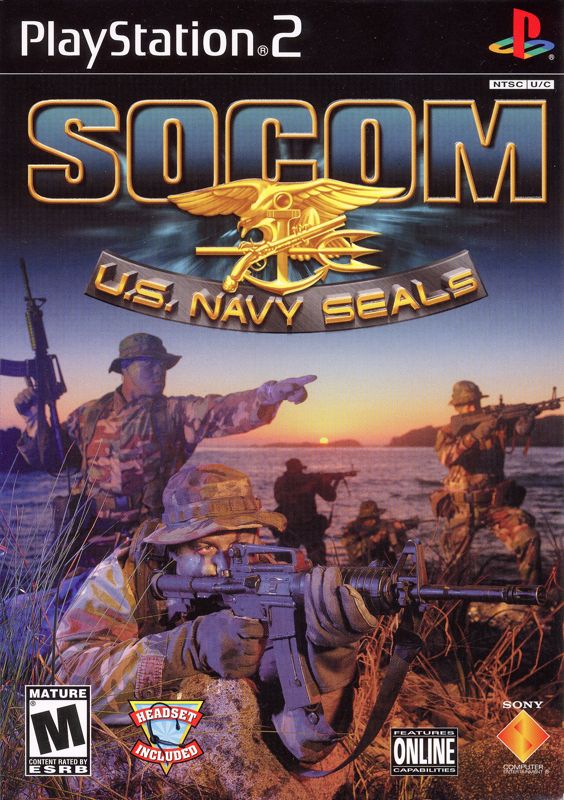 SOCOM: U.S. Navy SEALs PlayStation 2 Front Cover