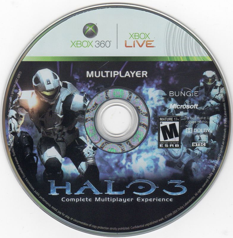 Halo 3: ODST Xbox 360 Media Multiplayer Disc