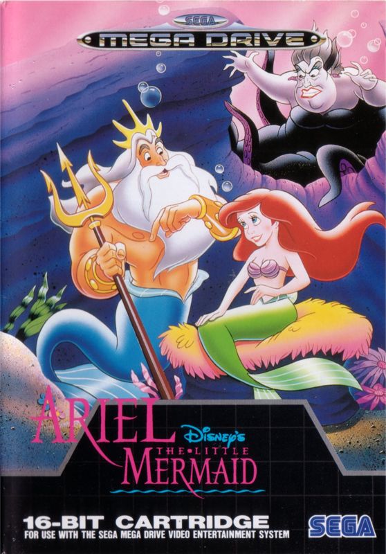 Disney's Ariel the Little Mermaid (1992) box cover art - MobyGames
