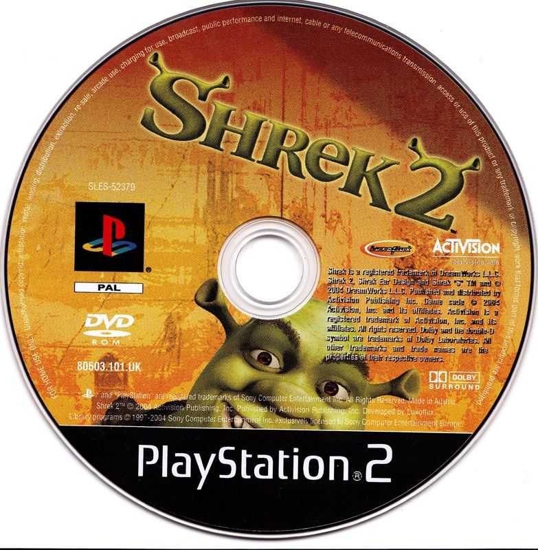 Shrek 2 2004 Playstation 2 Box Cover Art Mobygames