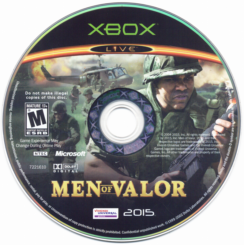 Men of Valor (2004) Xbox box cover art - MobyGames