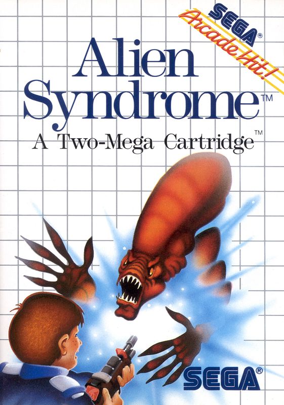 Alien Syndrome SEGA Master System Front Cover