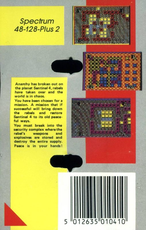 Anarchy ZX Spectrum Back Cover
