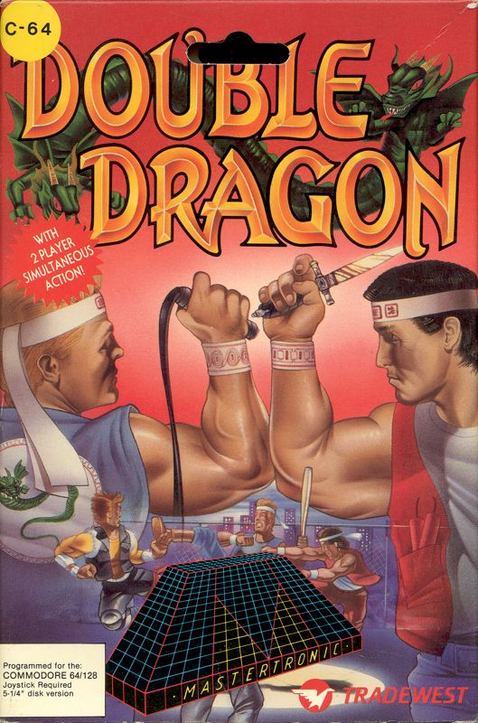 Double Dragon Retro Game Poster 4 Sizes MAME Arcade NES Sega AtariST Amiga C64