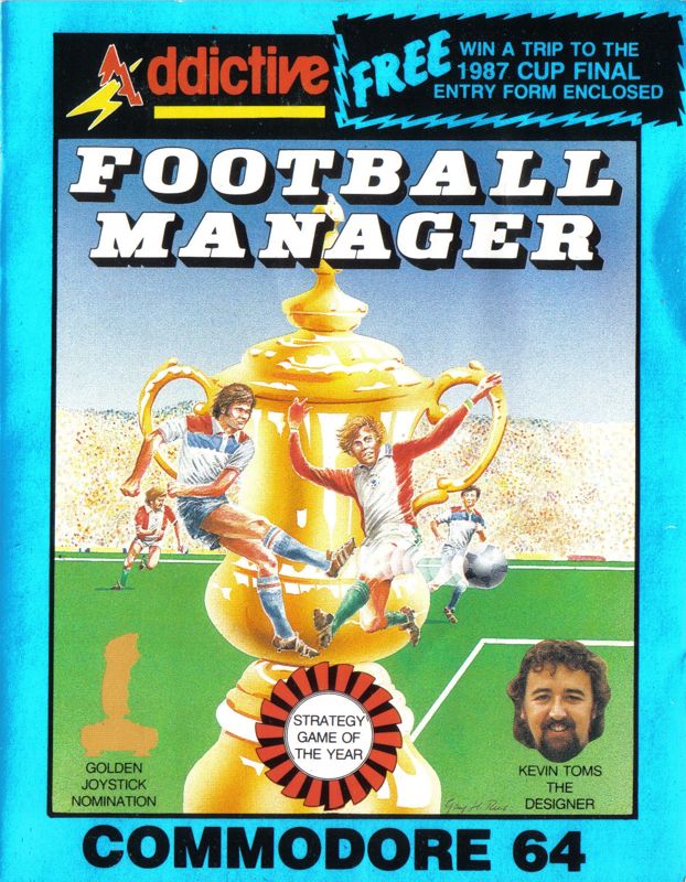 Football Manager Commodore 64 Front Cover