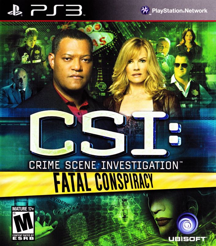 CSI: Crime Scene Investigation - Fatal Conspiracy  PlayStation 3 Front Cover