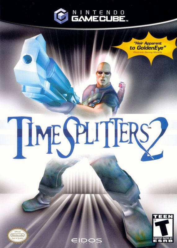 TimeSplitters 2 GameCube Front Cover