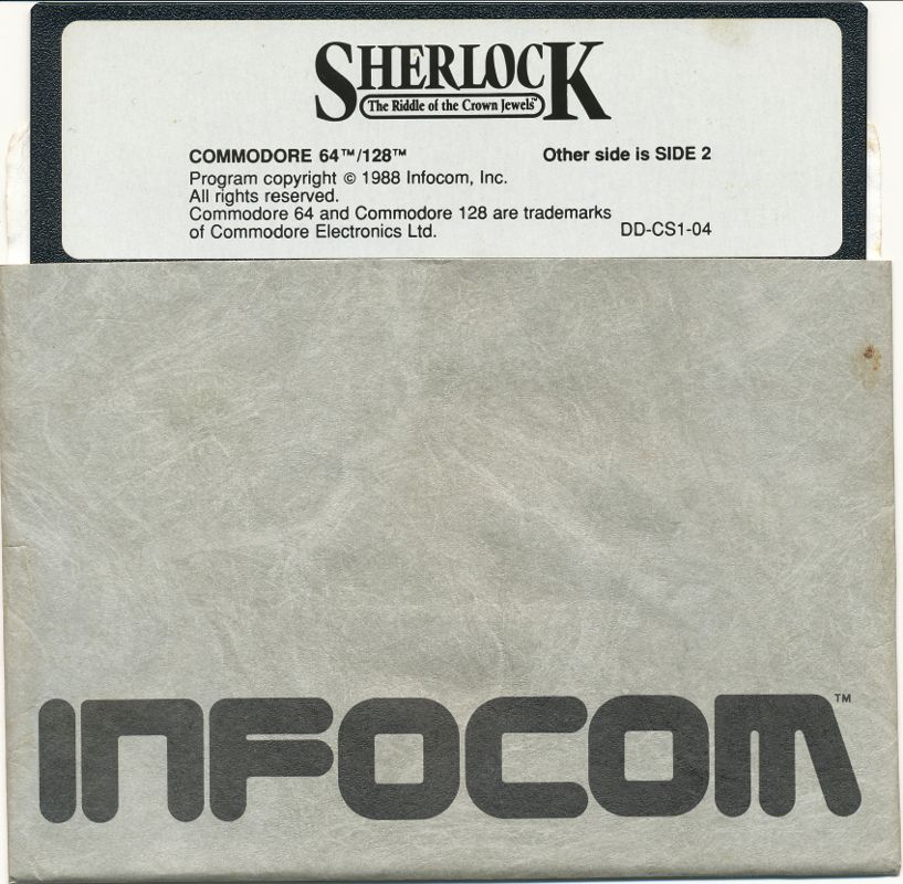 Sherlock: The Riddle of the Crown Jewels Commodore 128 Media