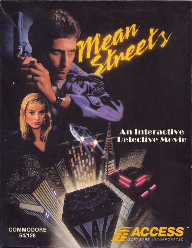 Mean Streets Commodore 64 Front Cover